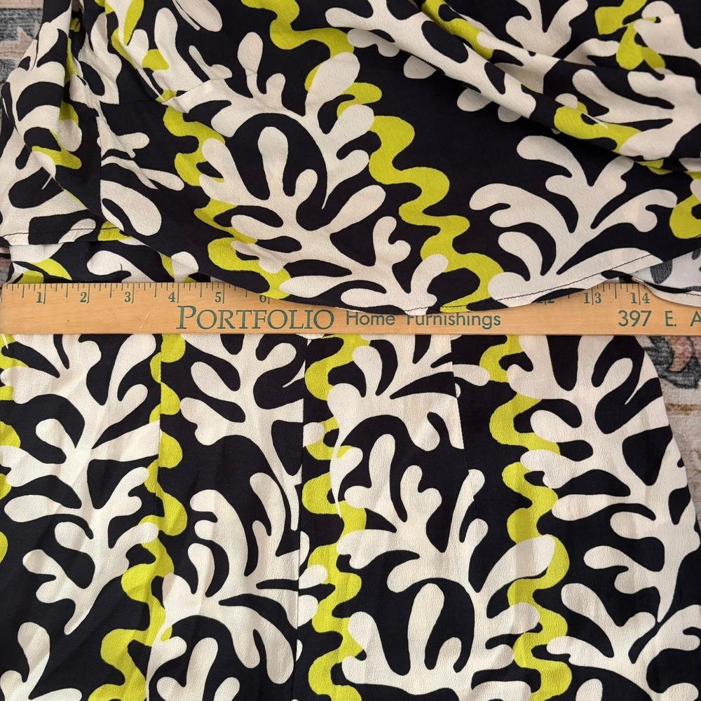Phase Eight Abstract Print Wide Leg Jumpsuit Black Green Resort Vacay UK 10 US 6 - Picture 13 of 15